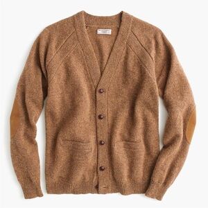 J.Crew Wallace & Barnes Brown Cardigan M